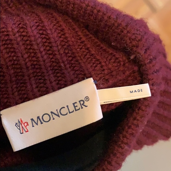 SOLD Moncler Logo Burgundy Sweater - Picture 5 of 12